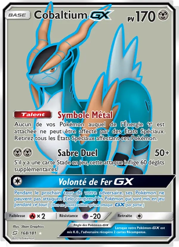 168/181 Cobaltium GX - Duo de Choc