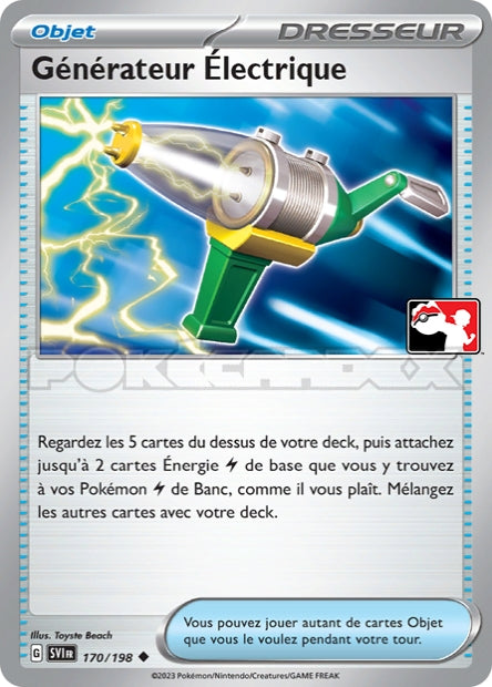 170/198 Generateur Electrique HOLO PLAY - Pokemon Play