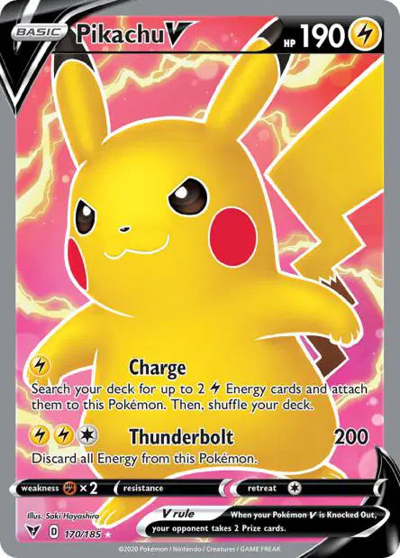 170/185 Pikachu V - Anglais