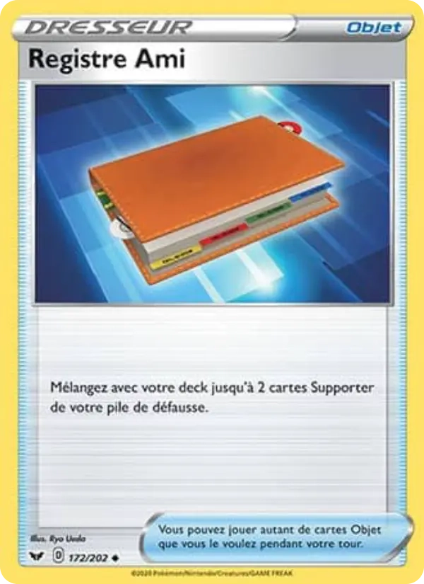 172/202 Registre Ami Reverse - Épée et Bouclier