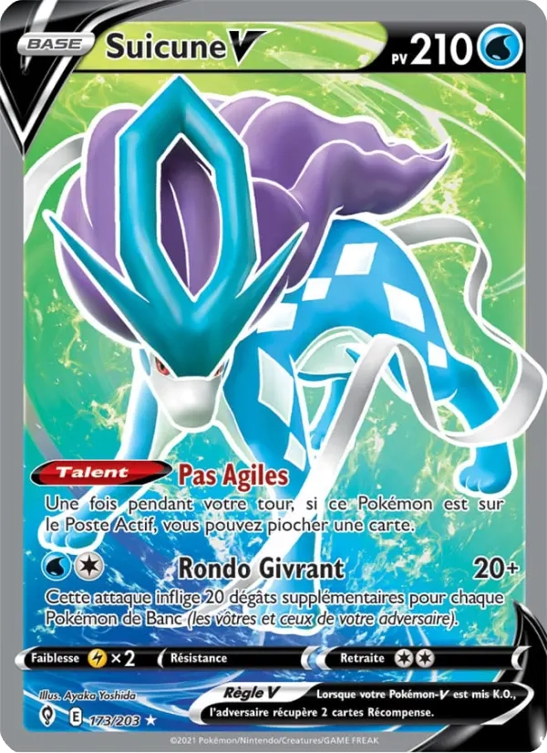 173/203 Suicune V - Évolution Céleste