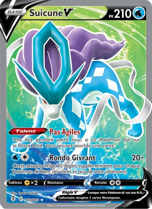 173/203 Suicune V - Évolution Céleste