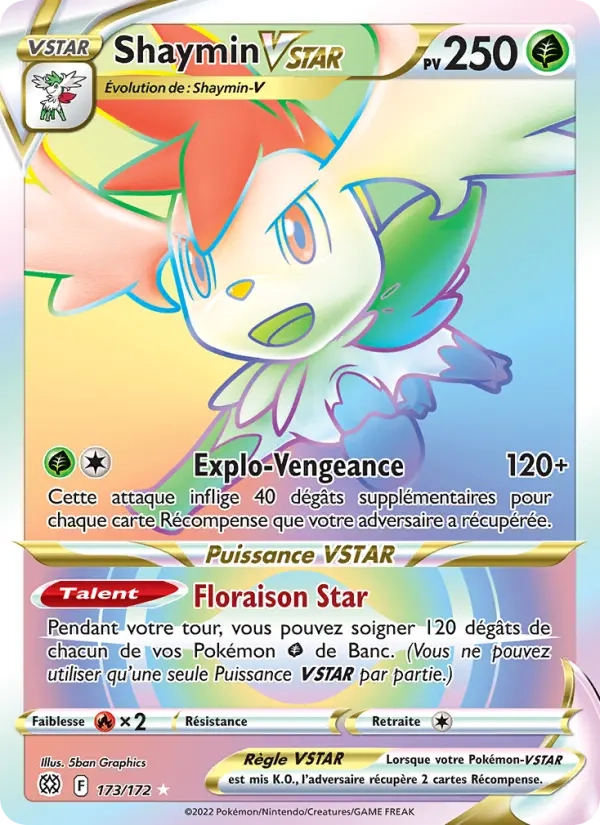 173/172 Shaymin VSTAR - Stars Étincelantes