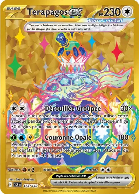 173/142 Terapagos EX - Couronne Stellaire