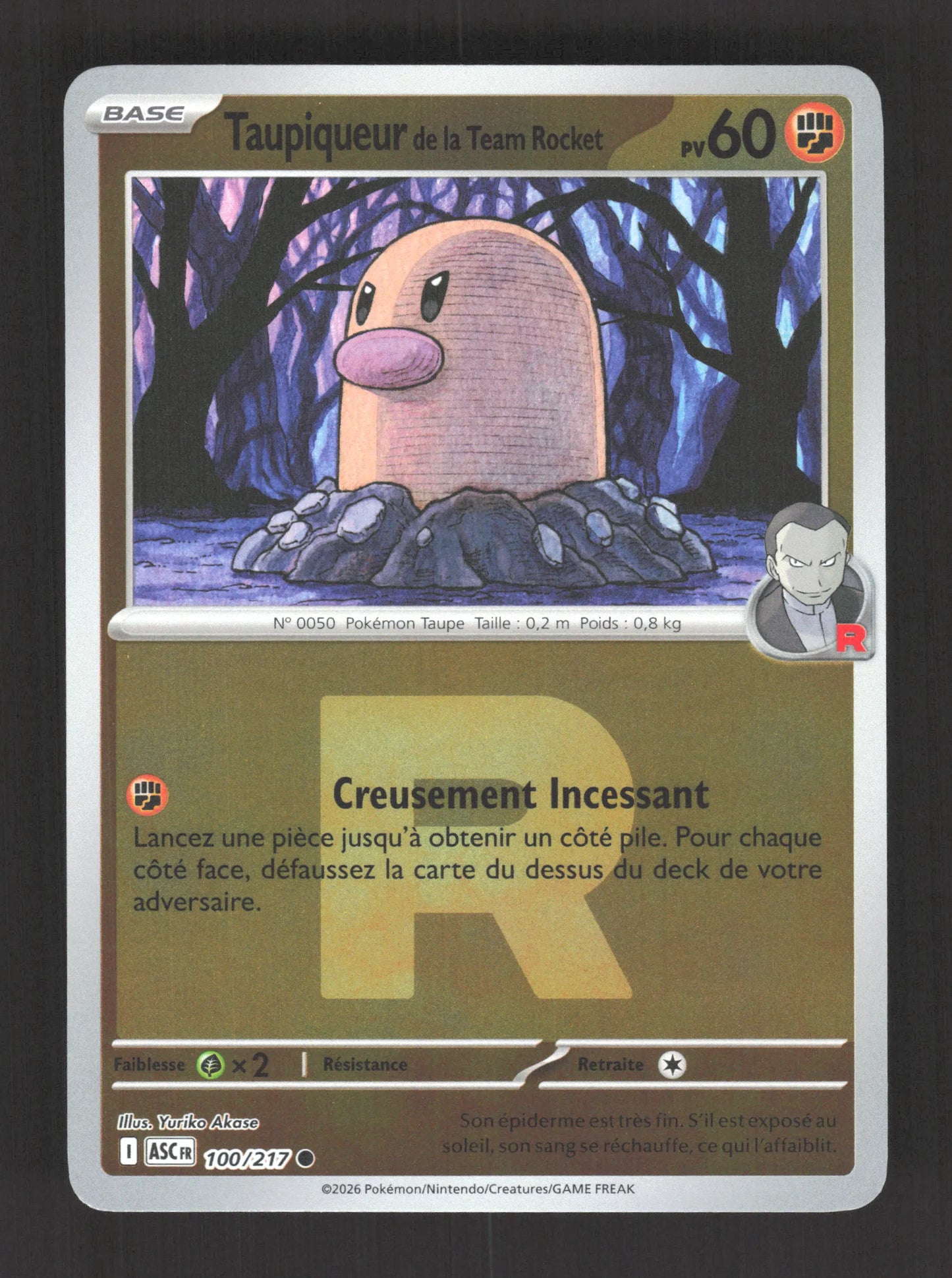 100/217 Taupiqueur REVERSE ROCKET - Héros Transcendants