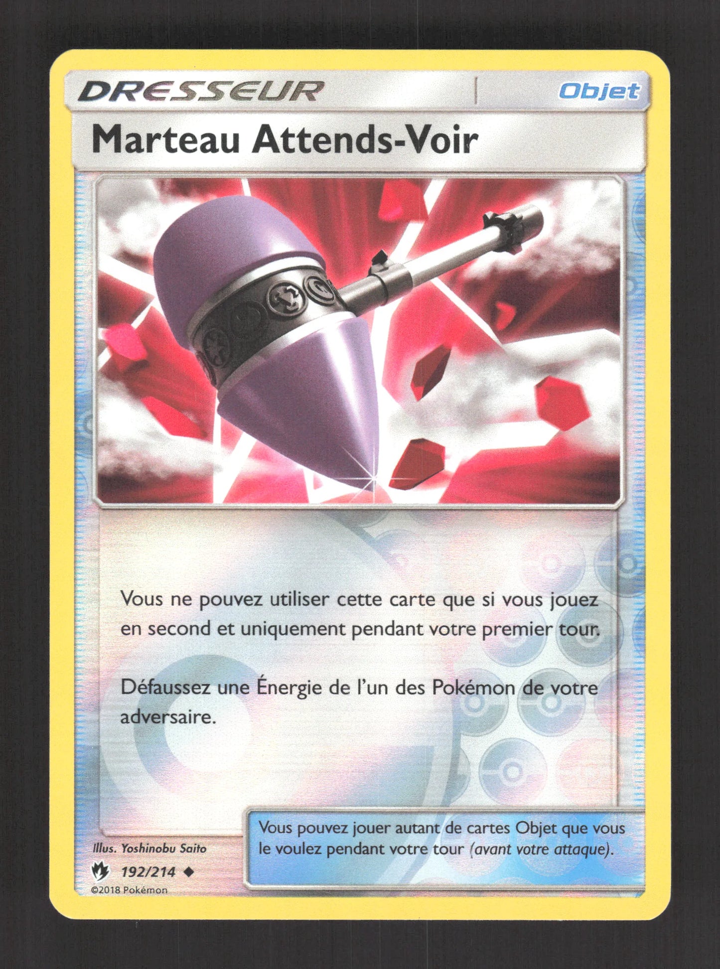 192/214 Marteau Attends Voir REVERSE - Tonnerre Perdu