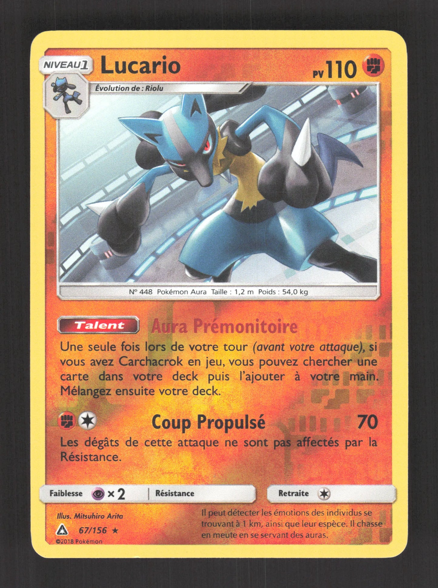 67/156 Lucario REVERSE - Ultra-Prisme