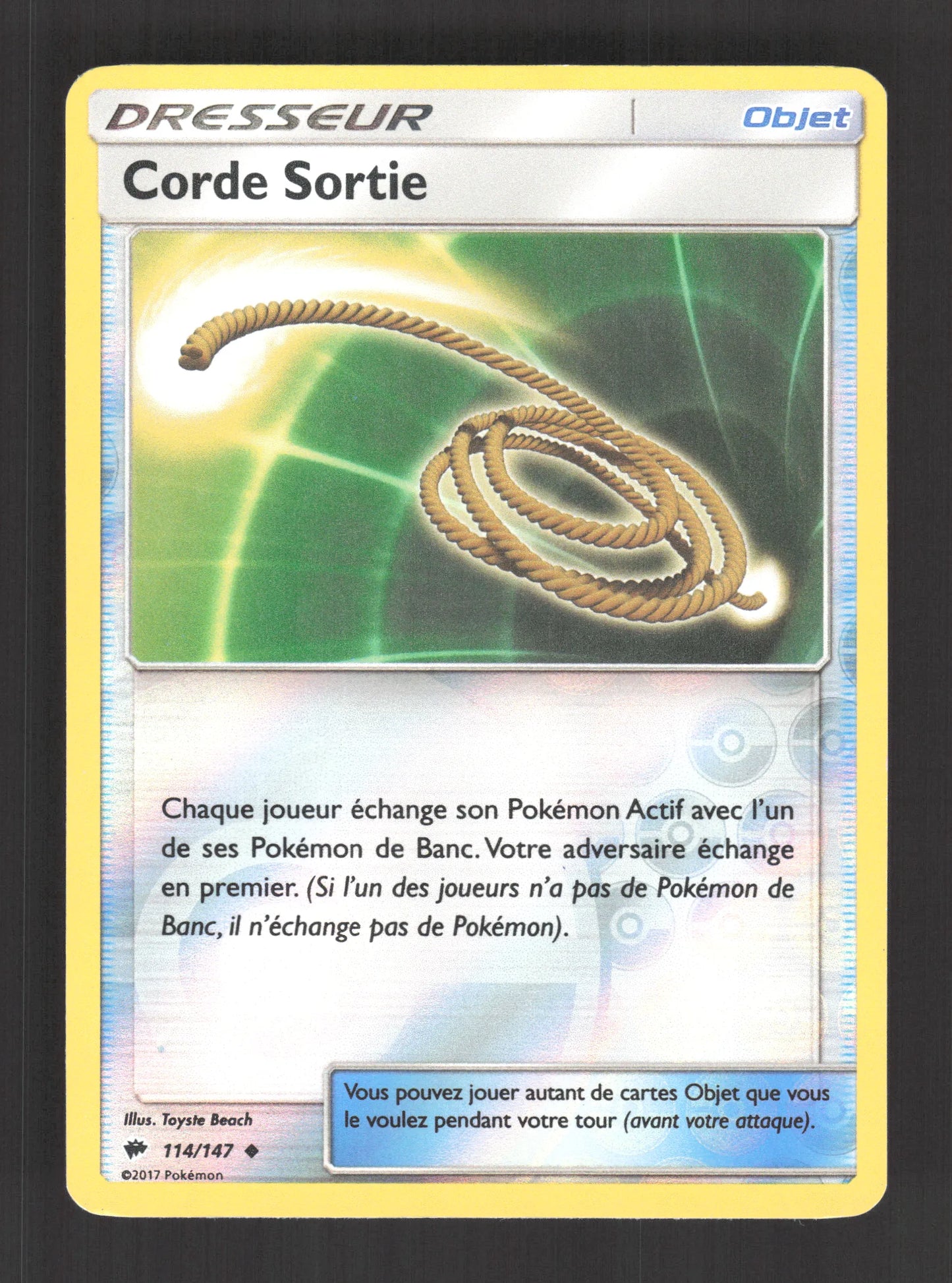 114/147 Corde Sortie REVERSE - Ombres Ardentes