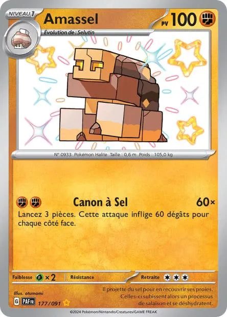 177/091 Amassel SHINY - Destinées de Paldea