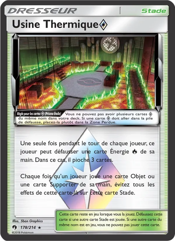 178/214 Usine Thermique HOLO - Tonnerre Perdu