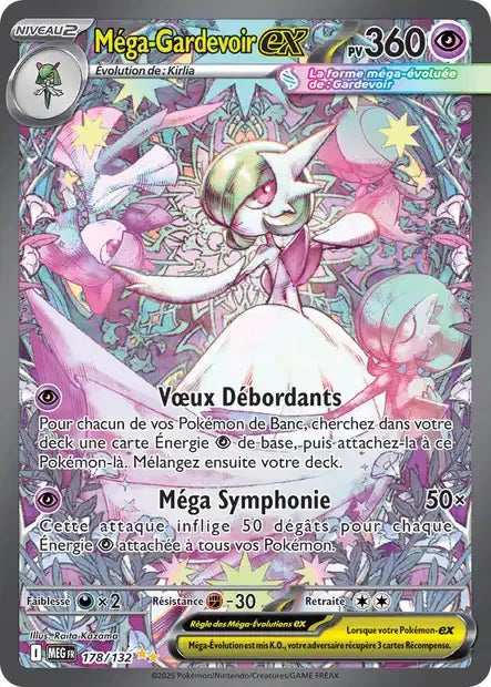 178/132 Mega Gardevoir EX - Méga-Évolution