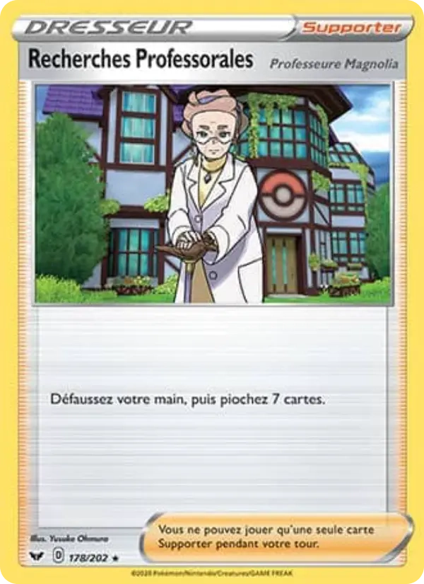178/202 Recherches Professorales (Professeure Magnolia) Holo - Épée et Bouclier
