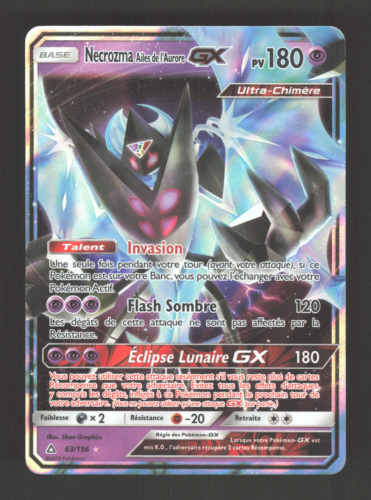 63/156 Necrozma GX - Ultra-Prisme