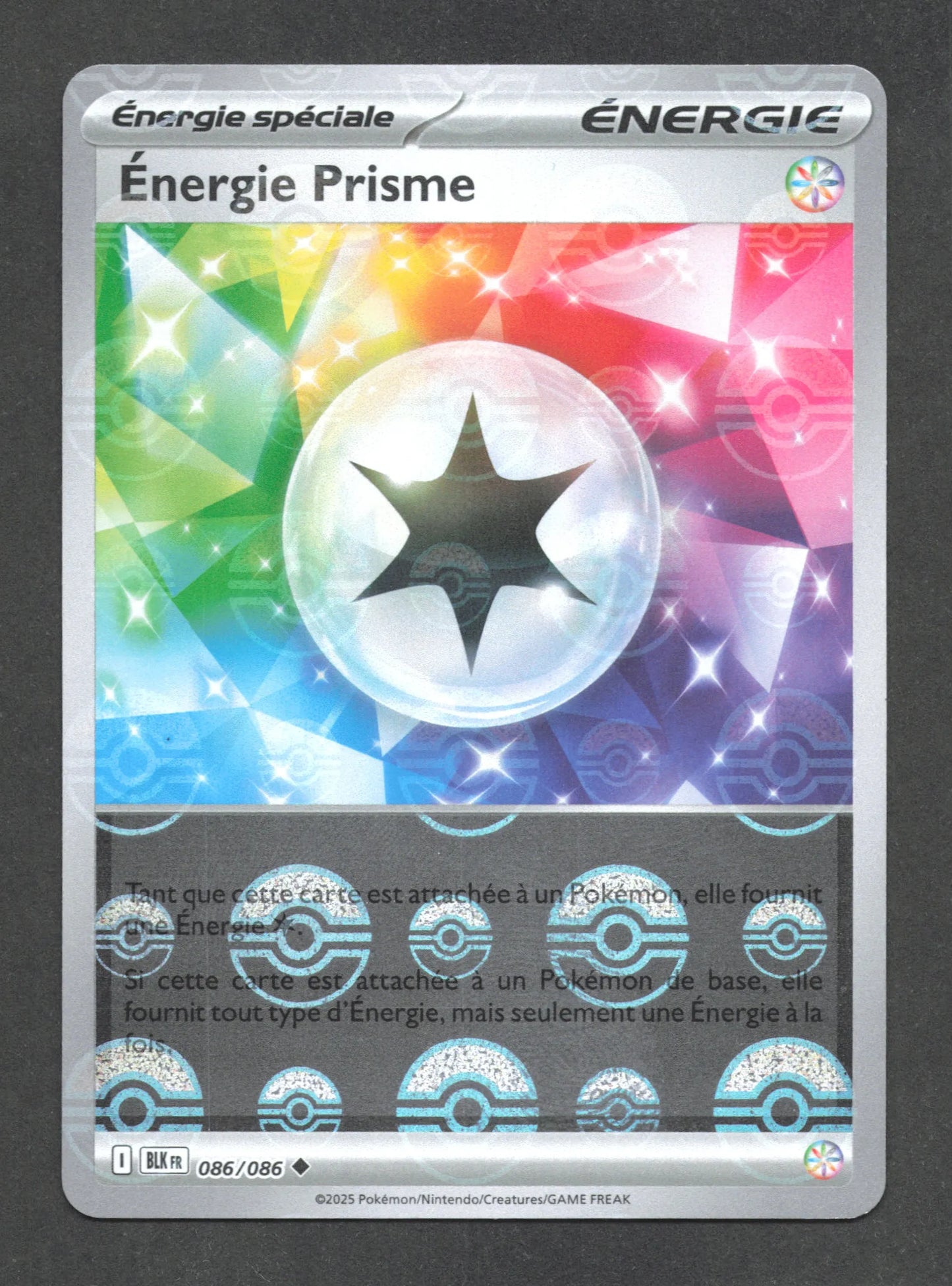 086/086 Energie Prisme POKEBALL - Foudre Noire - Pokeball