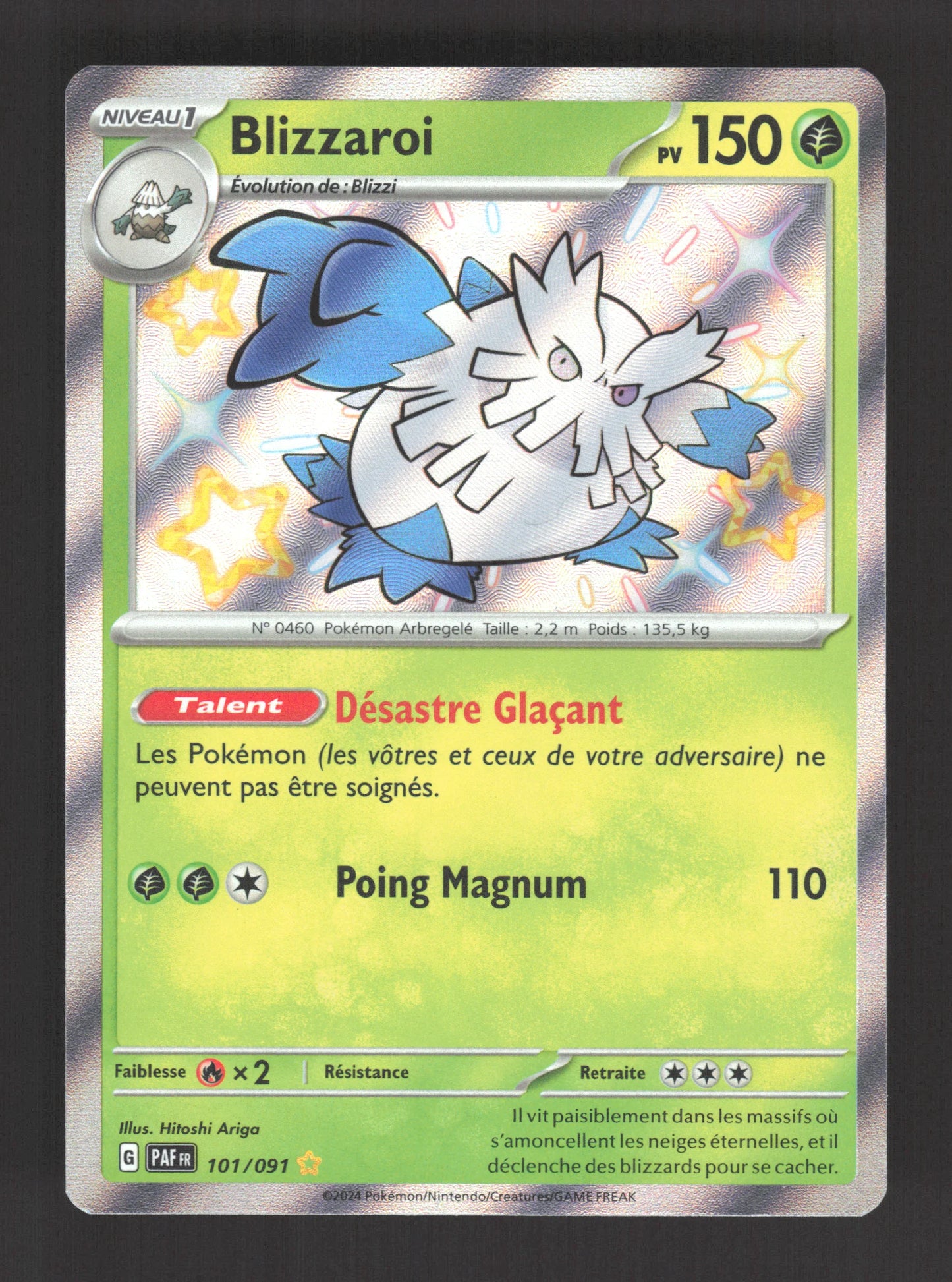101/091 Blizzaroi SHINY - Destinées de Paldea