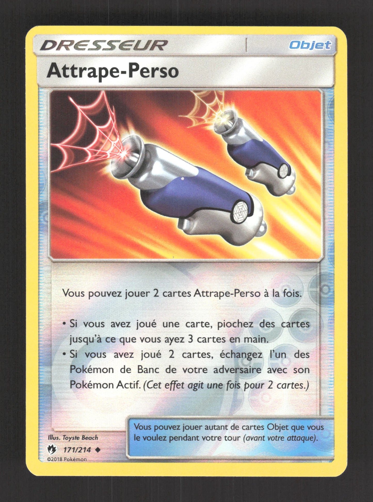 171/214 Attrape Perso REVERSE - Tonnerre Perdu