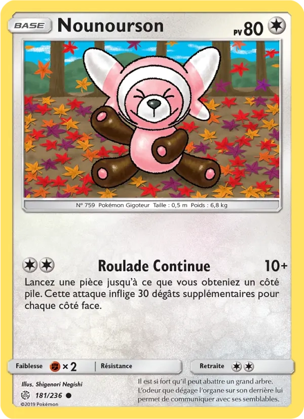 181/236 Nounourson REVERSE - Éclipse Cosmique