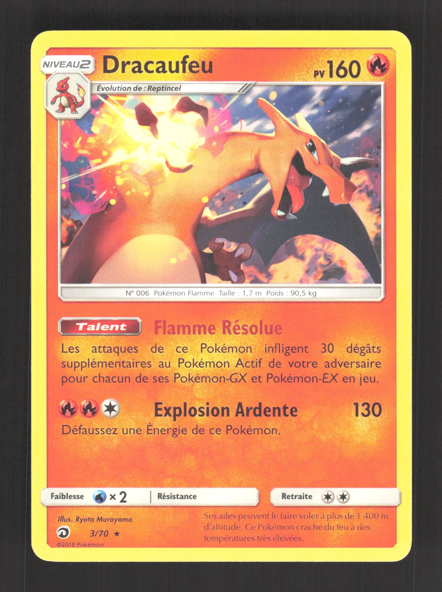3/70 Dracaufeu RARE - Majesté des Dragons