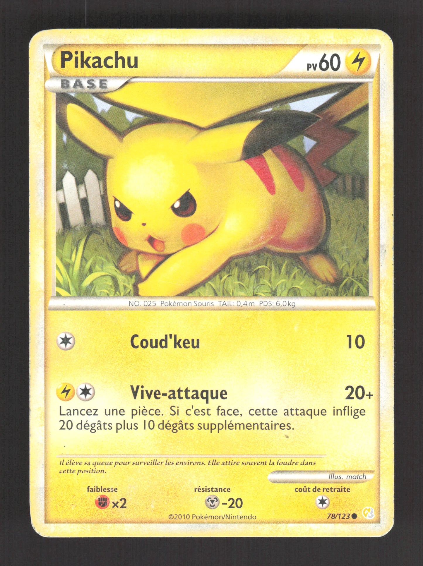 78/123 Pikachu CO - HeartGold SoulSilver