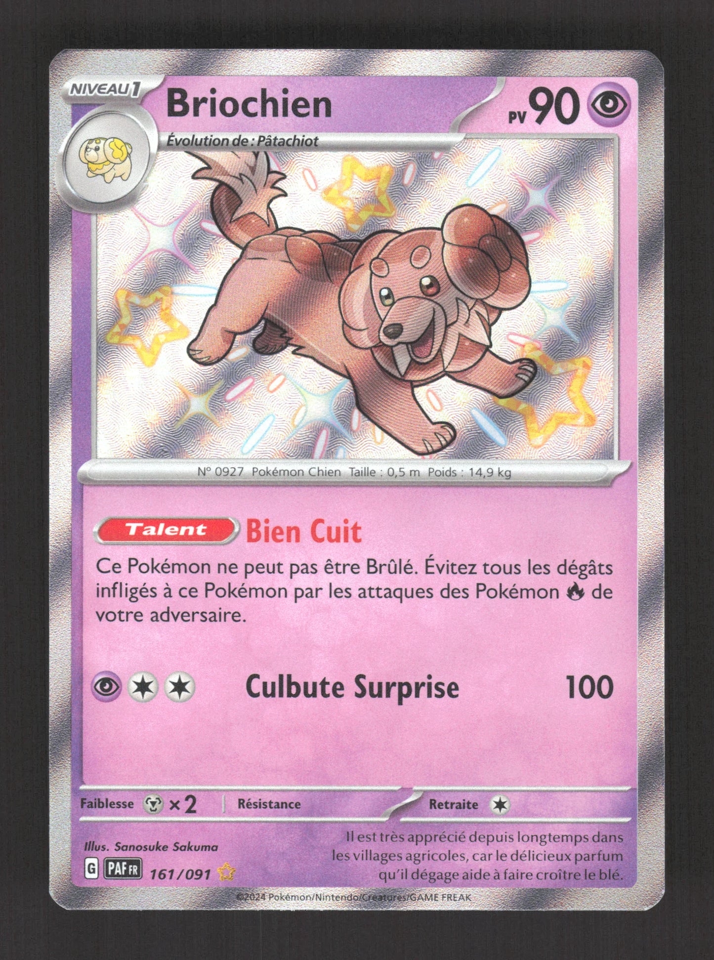 161/091 Briochien SHINY - Destinées de Paldea