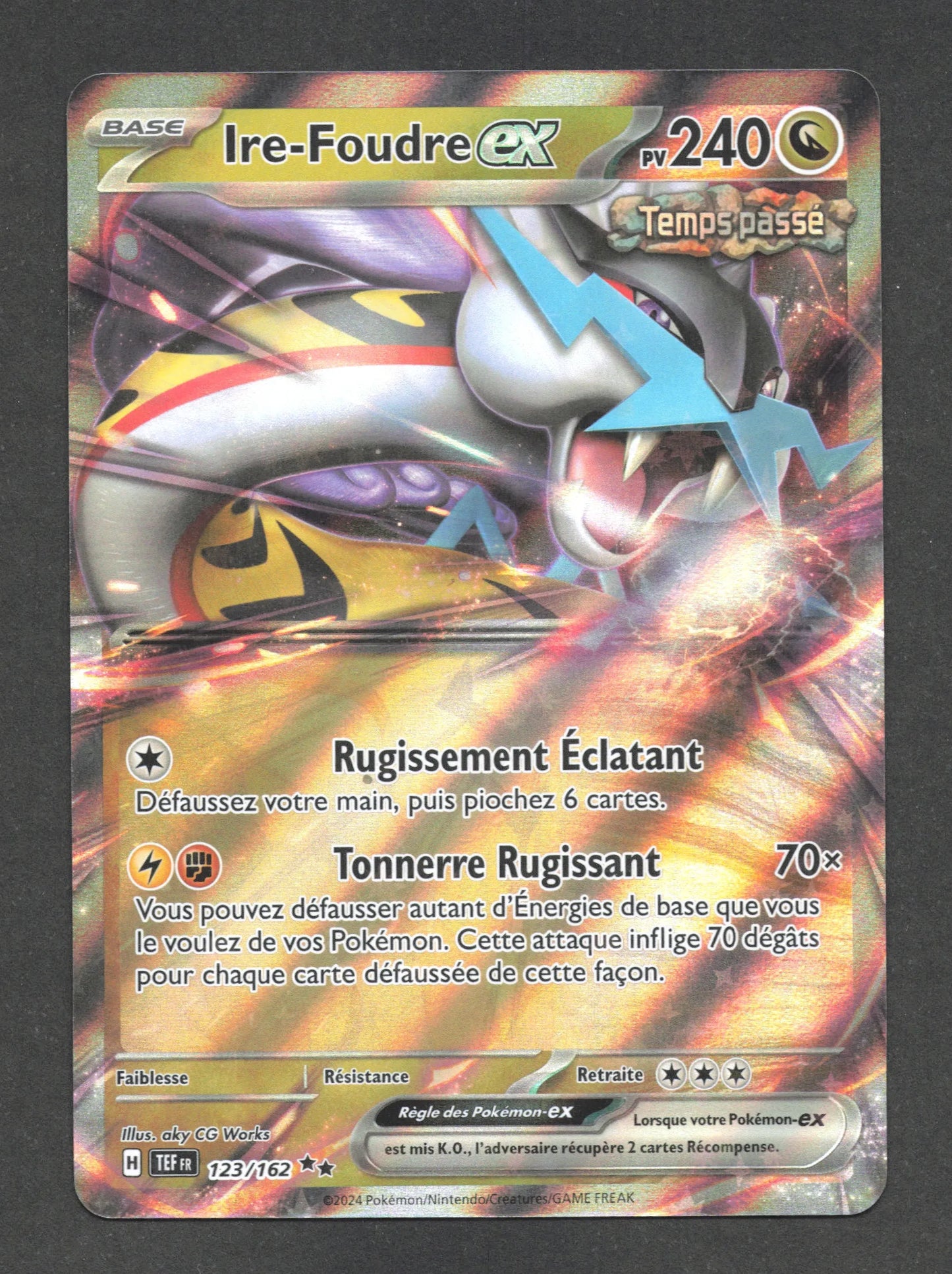 123/162 Ire Foudre EX - Forces Temporelles