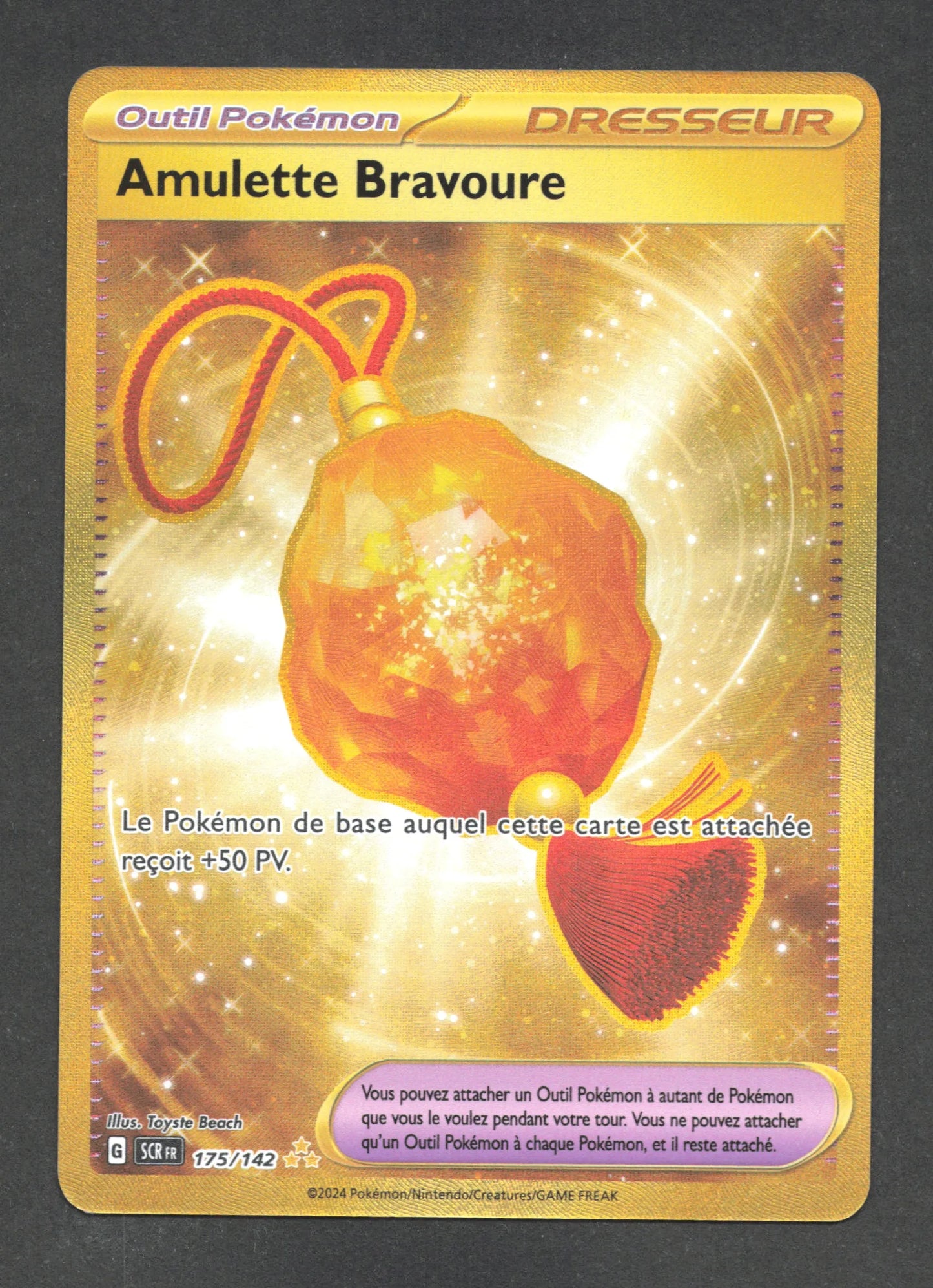 175/142 Amulette Bravoure DRESSEUR - Couronne Stellaire