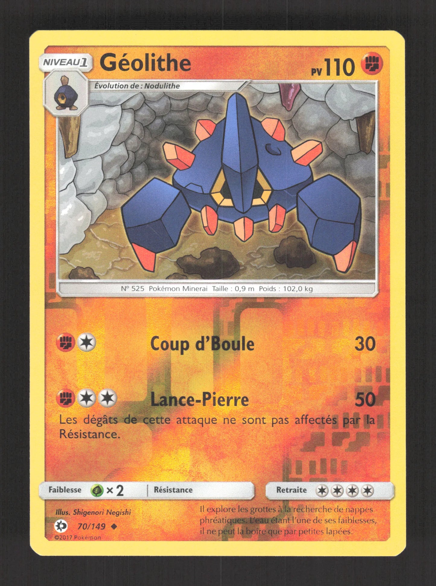 70/149 Geolithe REVERSE - Soleil et Lune