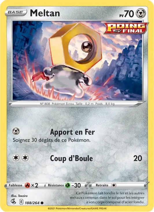 Meltan Reverse 188/264 - Poing de Fusion