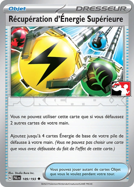 189/193 Recuperation Energie Superieure HOLO PLAY - Pokemon Play