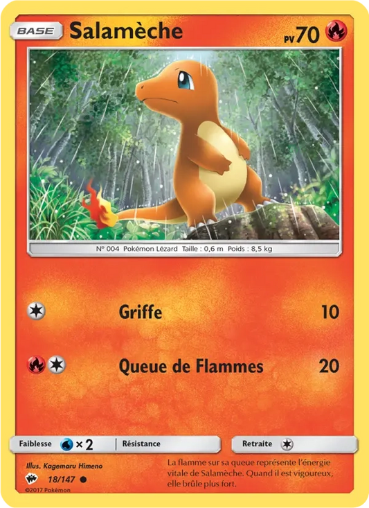 18/147 Salameche HOLO - Ombres Ardentes