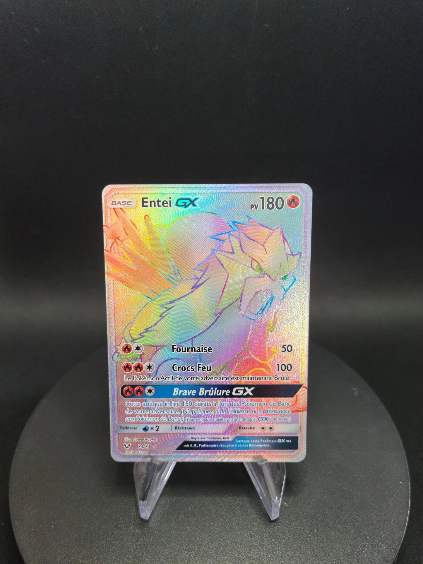 74/73 Entei GX - Légendes Brillantes