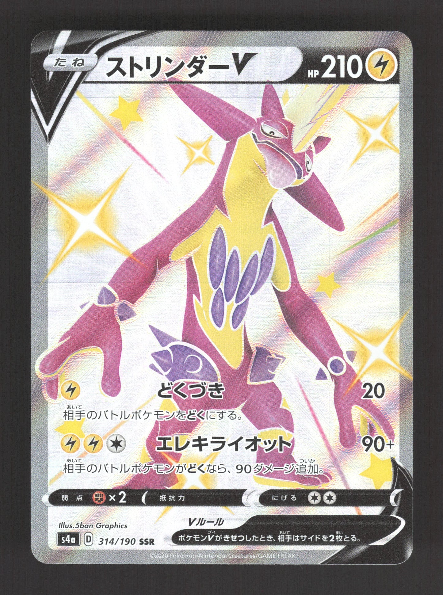 314/190 Salarsen V JP - Shiny Star V