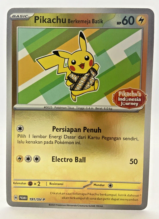 191/SV-P Pikachu Berkemeja Batik REVERSE ID - Indonésien