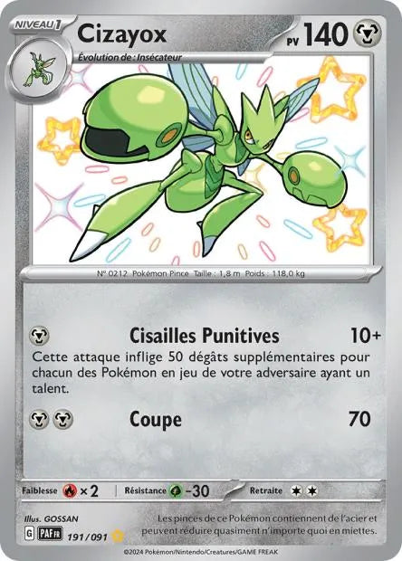 191/091 Cizayox SHINY - Destinées de Paldea