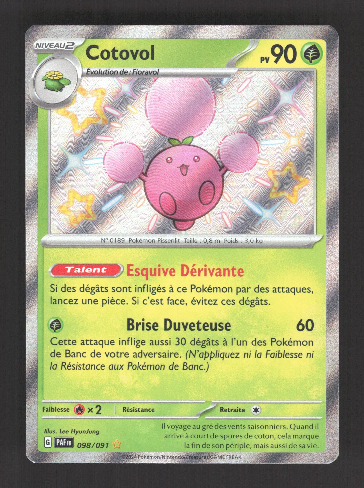 098/091 Cotovol SHINY - Destinées de Paldea