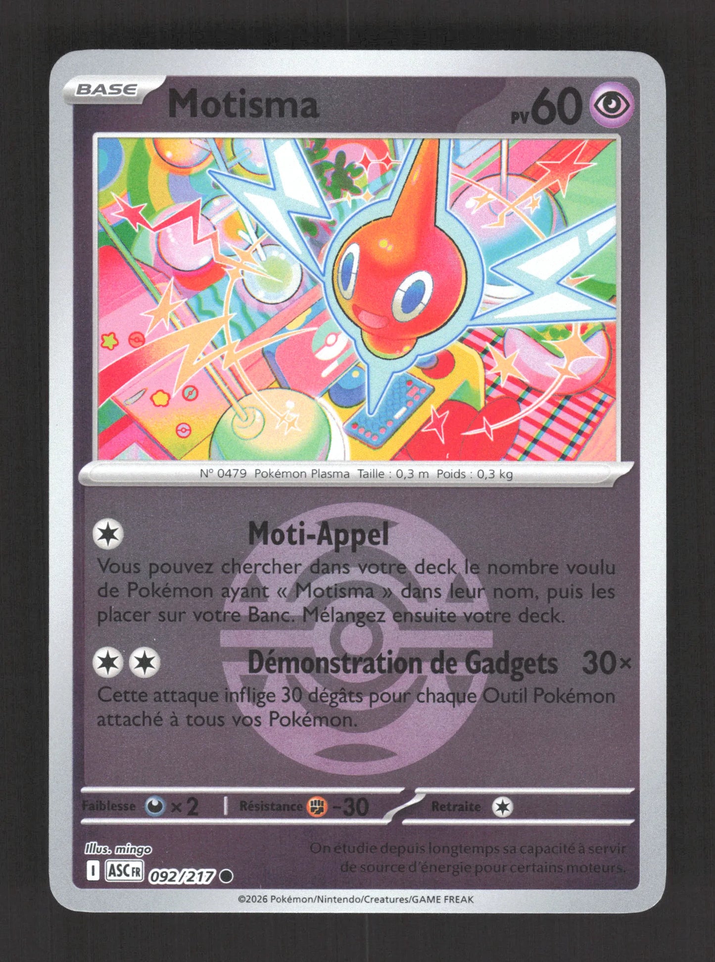 092/217 Motisma POKEBALL - Héros Transcendants