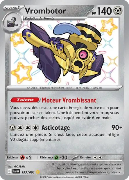 193/091 Vrombotor SHINY - Destinées de Paldea