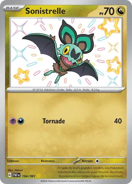 194/091 Sonistrelle SHINY - Destinées de Paldea