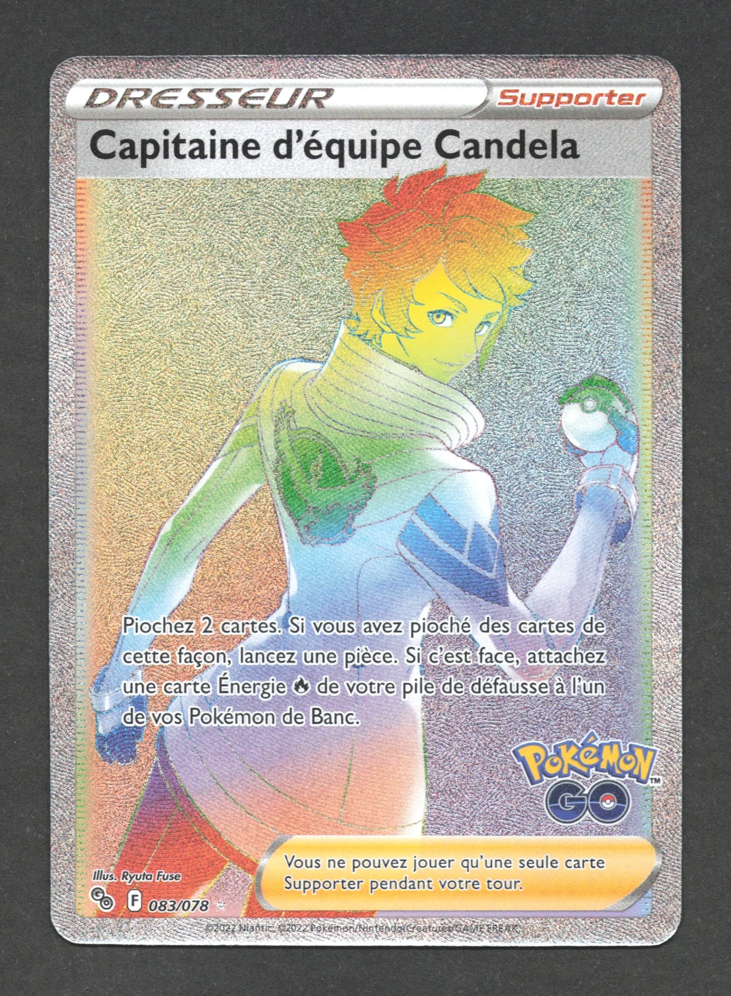 083/078 Capitaine Equipe Candela DRESSEUR - Pokémon GO