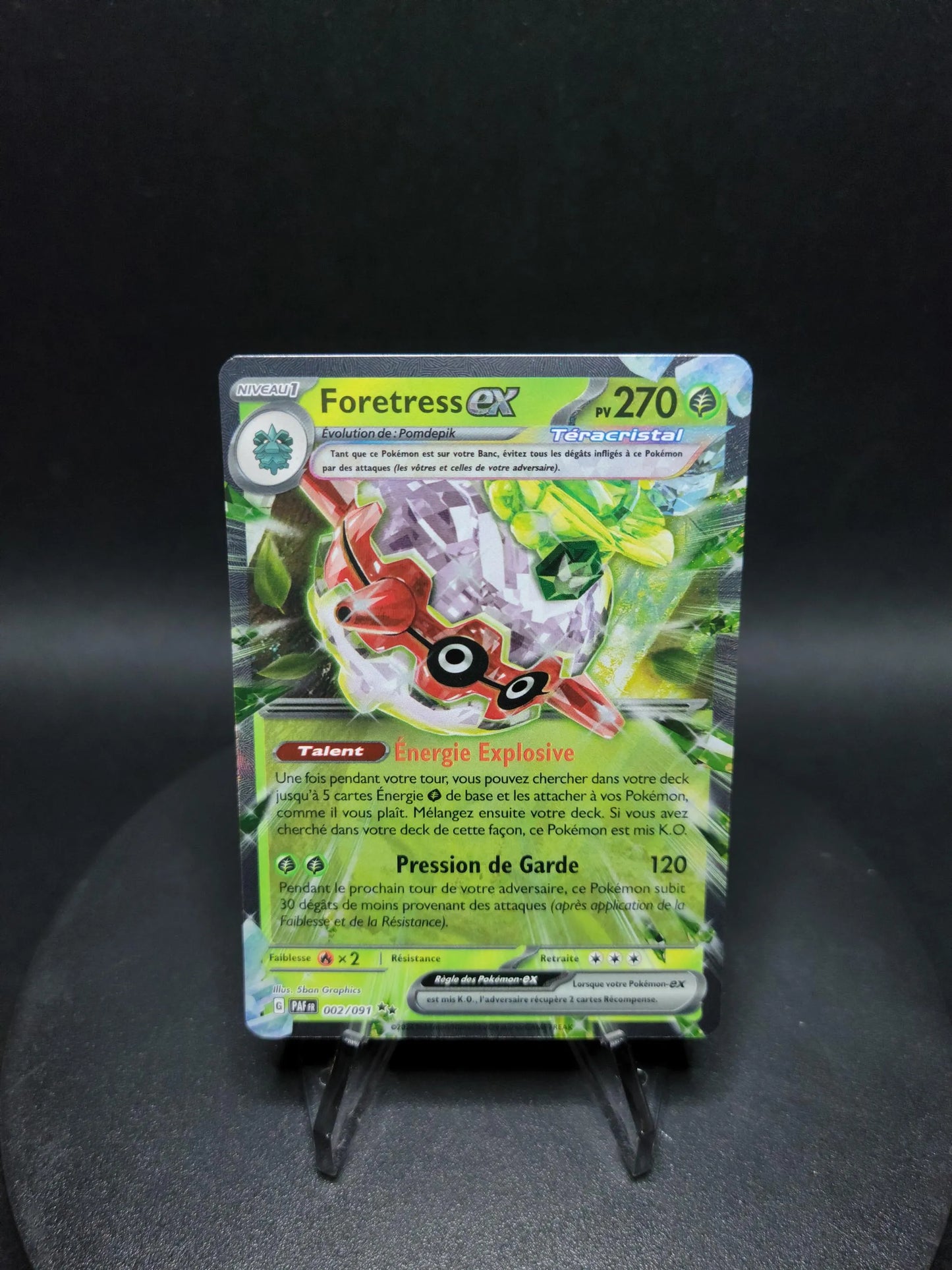 002/091 Foretress EX - Destinées de Paldea