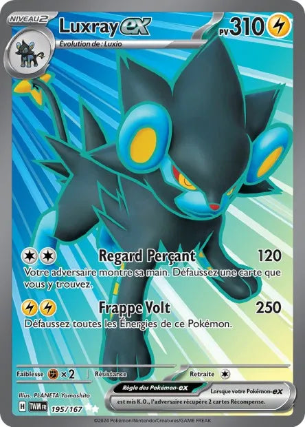 195/167 Luxray EX - Mascarade Crépusculaire