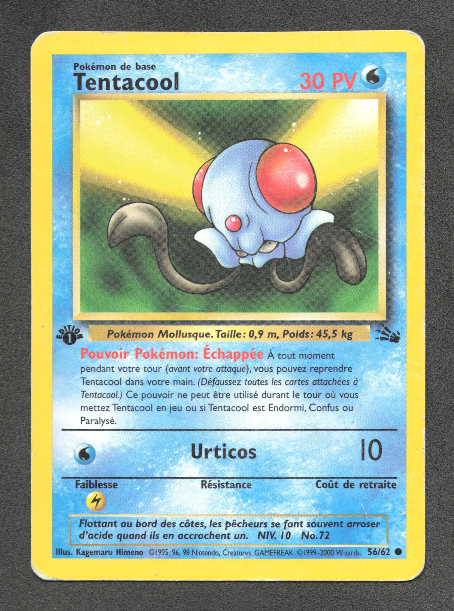 56/62 Tentacool CO ED1 - Fossile
