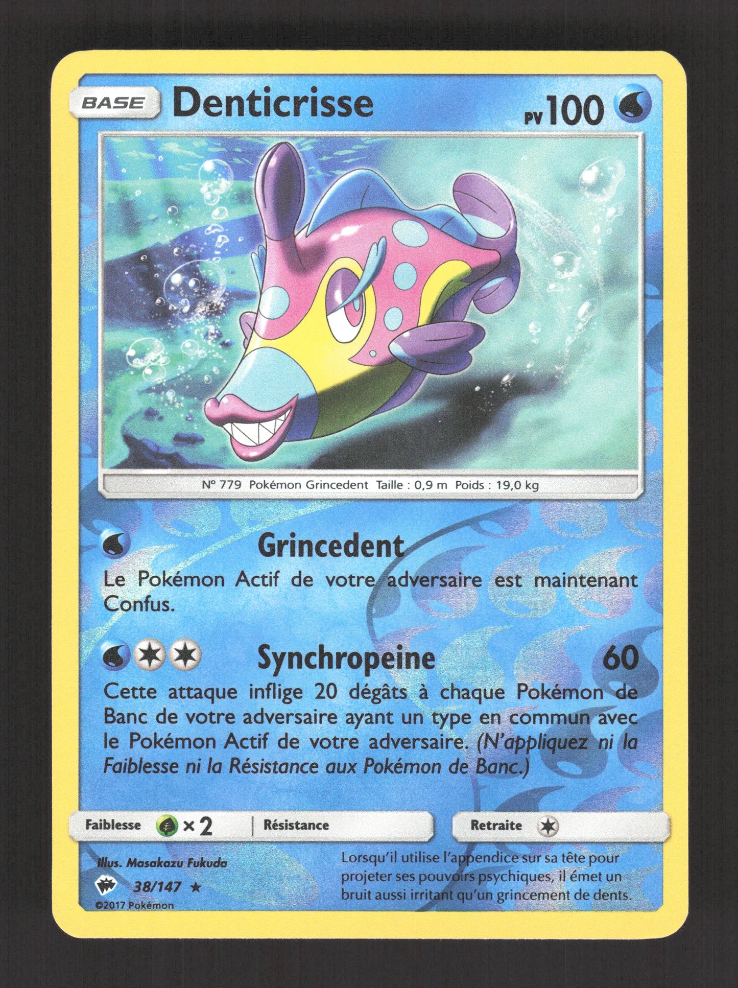 38/147 Denticrisse REVERSE - Ombres Ardentes