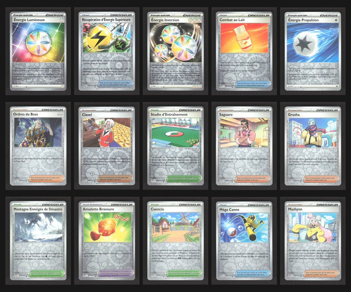 Lot de 165 Reverse EV2 (sans doublon)