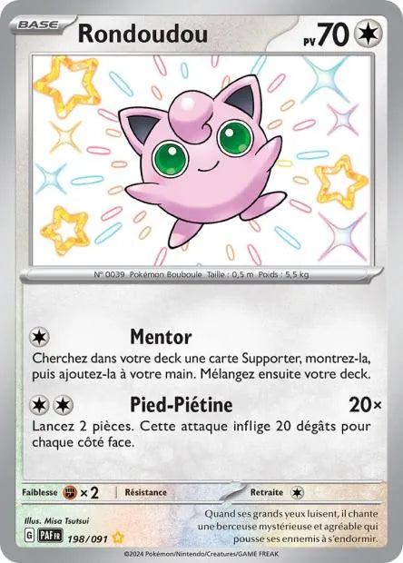 198/091 Rondoudou SHINY - Destinées de Paldea