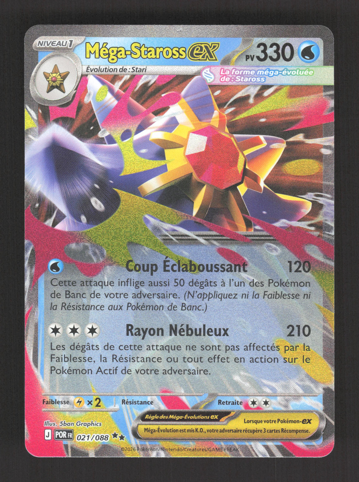 021/088 Mega Staross EX - Équilibre Parfait