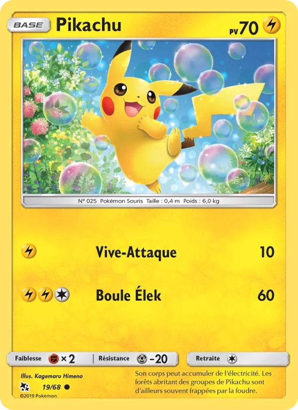 19/68 Pikachu CO - Destinées Occultes