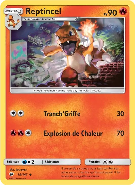 19/147 Reptincel HOLO - Ombres Ardentes