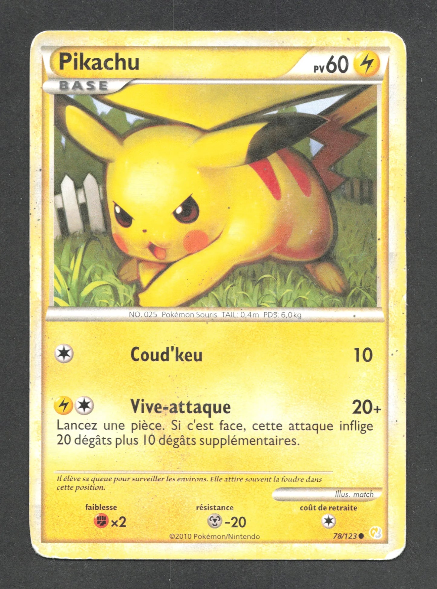 78/123 Pikachu CO - HeartGold SoulSilver