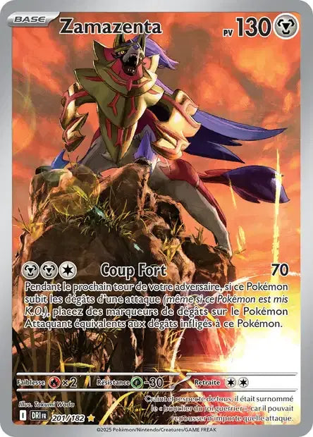 201/182 Zamazenta AR - Rivalités Destinées
